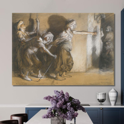 I Tre Ciechi Le Mille E Una Notte William Orpen wrp40 quadro stampato su tela