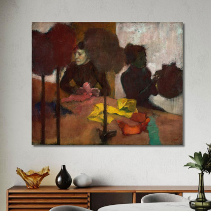 Le Modiste Edgar Degas edg271 quadro stampato su tela