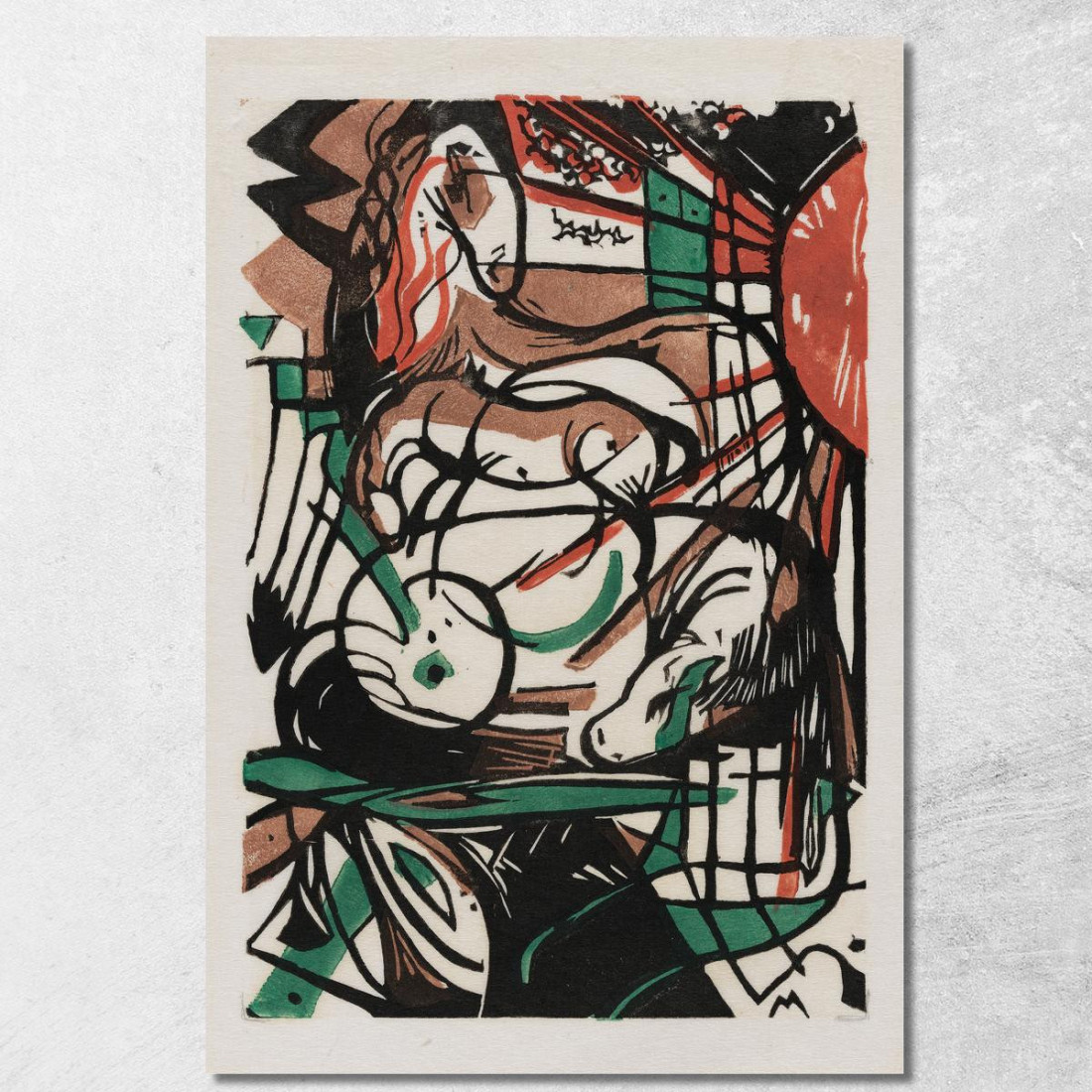 La Nascita Dei Cavalli Franz Marc fmr49 quadro stampato su tela La Nascita Dei Cavalli Franz Marc fmr49 quadro stampato su tela