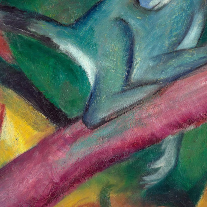 La Scimmia Franz Marc fmr53 quadro stampato su tela