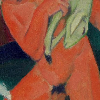 Ragazzo Con Agnello Il Buon Pastore Franz Marc fmr66 quadro stampato su tela