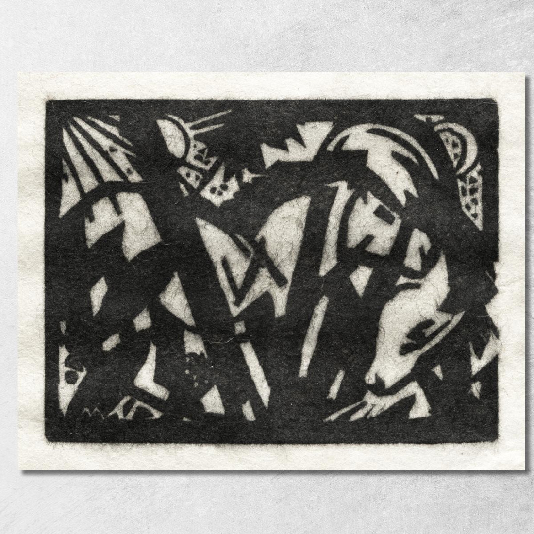 Cavallo Franz Marc fmr91 quadro stampato su tela Cavallo Franz Marc fmr91 quadro stampato su tela