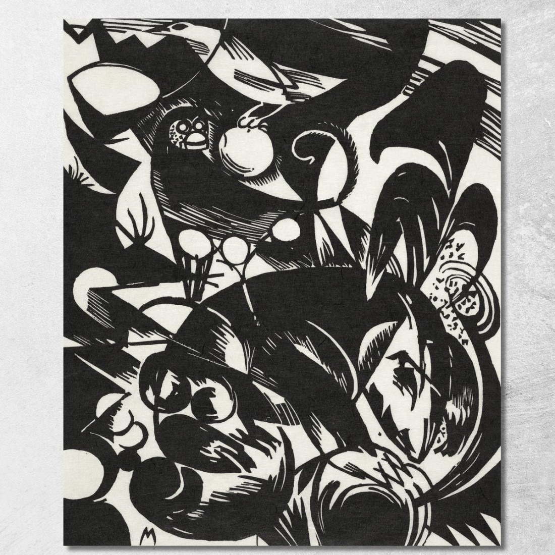 Nuovo Portafoglio Grafico Europeo Iii Franz Marc fmr99 quadro stampato su tela Nuovo Portafoglio Grafico Europeo Iii Franz Marc fmr99 quadro stampato su tela