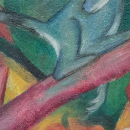 La Scimmietta Franz Marc fmr108 quadro stampato su tela