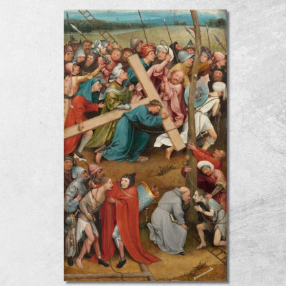 Cristo Che Porta La Croce2 Bosch Hieronymus hbs5 quadro stampato su tela