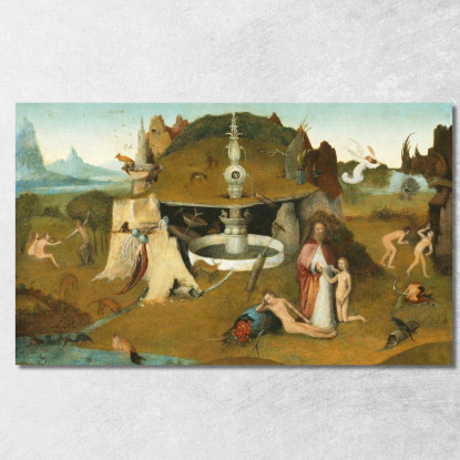 Il Giardino Del Paradiso Bosch Hieronymus hbs20 quadro stampato su tela