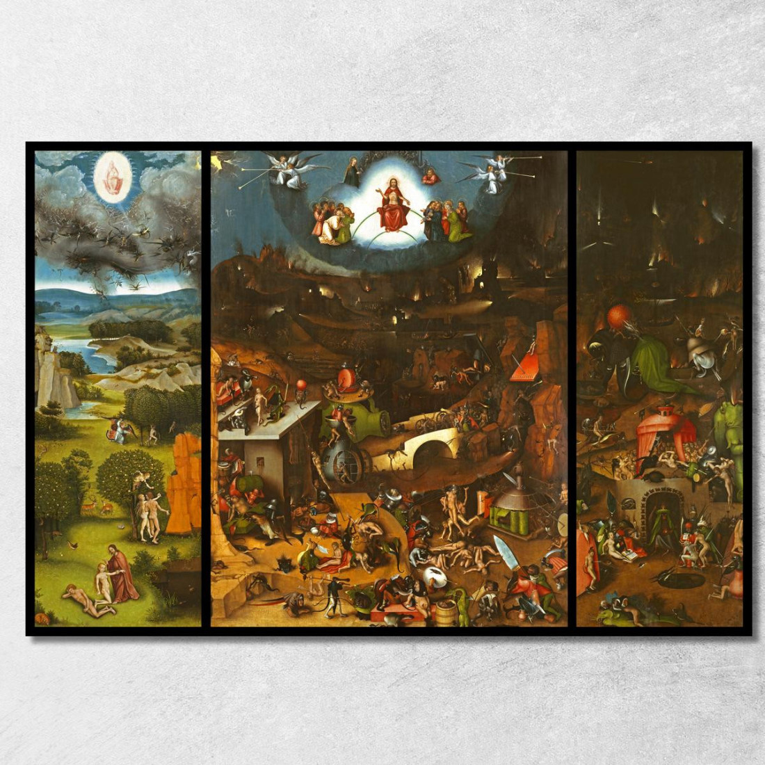 Il Giudizio Universale Bosch Hieronymus hbs22 quadro stampato su tela Il Giudizio Universale Bosch Hieronymus hbs22 quadro stampato su tela