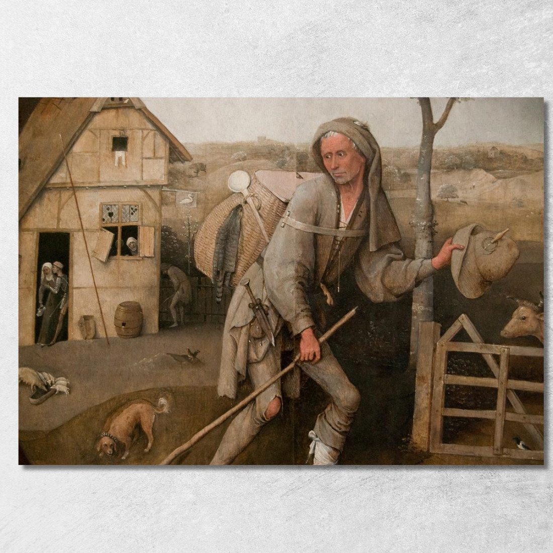 Il Viandante Bosch Hieronymus hbs26 quadro stampato su tela Il Viandante Bosch Hieronymus hbs26 quadro stampato su tela