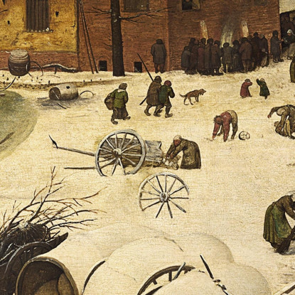 Il Censimento Di Betlemme Pieter Bruegel pbr1 quadro stampato su tela