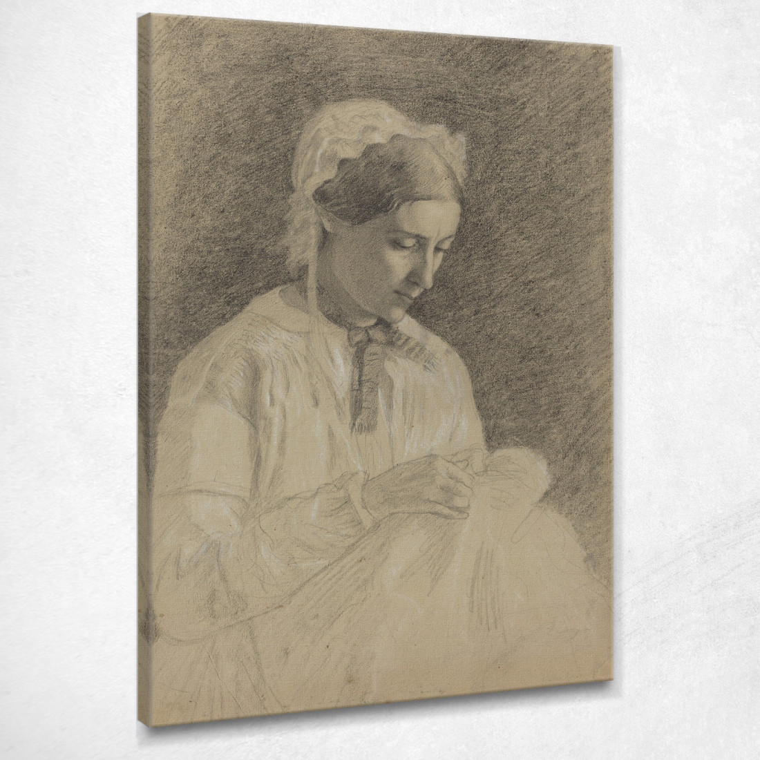Donna Che Ricama Edgar Degas edg292 quadro stampato su tela Donna Che Ricama Edgar Degas edg292 quadro stampato su tela
