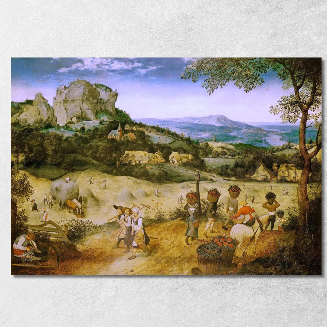 Fienagione Pieter Bruegel pbr10 quadro stampato su tela Fienagione Pieter Bruegel pbr10 quadro stampato su tela