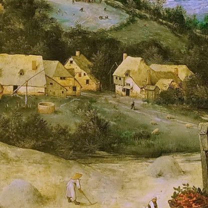 Fienagione Pieter Bruegel pbr10 quadro stampato su tela