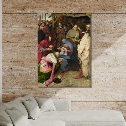 L'Adorazione Dei Magi 1564 Pieter Bruegel pbr15 quadro stampato su tela