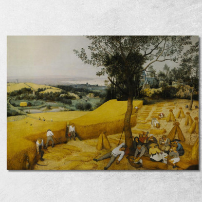 I mietitoriPieter Bruegel pbr20 quadro stampato su tela