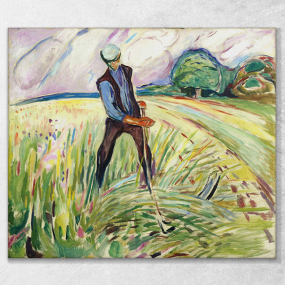 Il Fienile Edvard Munch em8 quadro stampato su tela