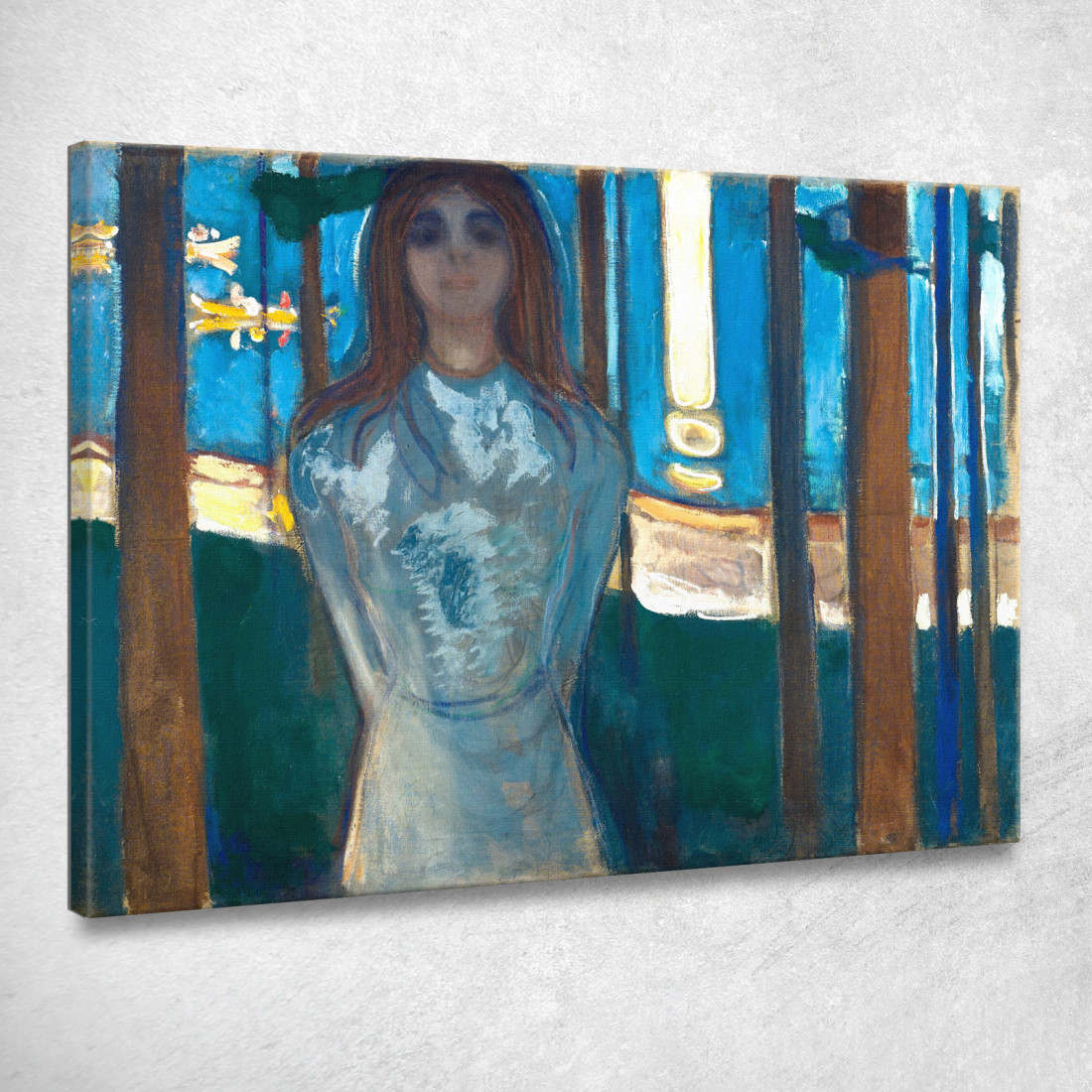 La Voce Notte D'Estate Edvard Munch em10 quadro stampato su tela La Voce Notte D'Estate Edvard Munch em10 quadro stampato su tela