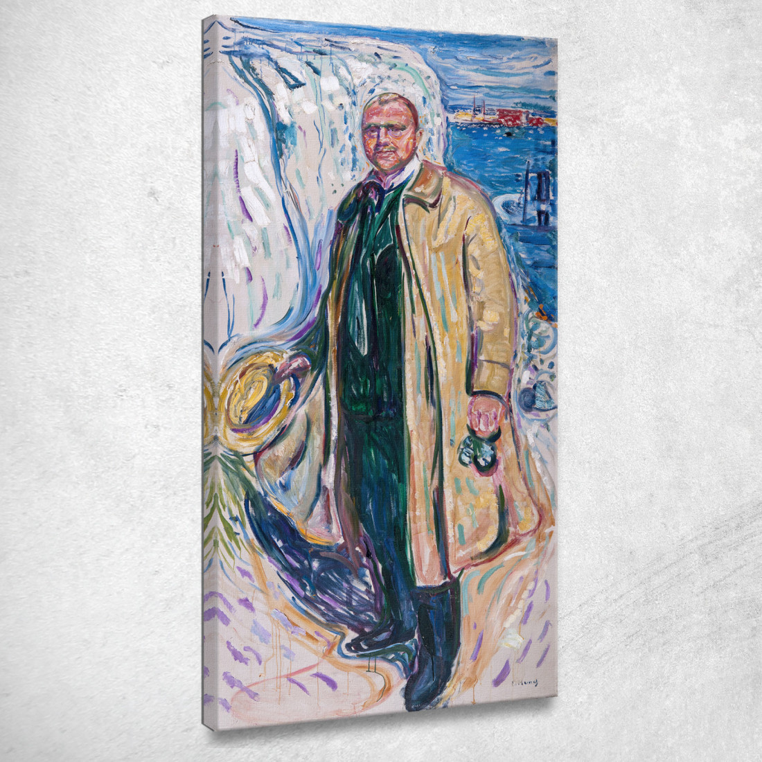 Christian Gierlöff Autore Edvard Munch em81 quadro stampato su tela Christian Gierlöff Autore Edvard Munch em81 quadro stampato su tela