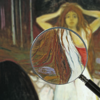 Ceneri 1895 Edvard Munch em101 quadro stampato su tela