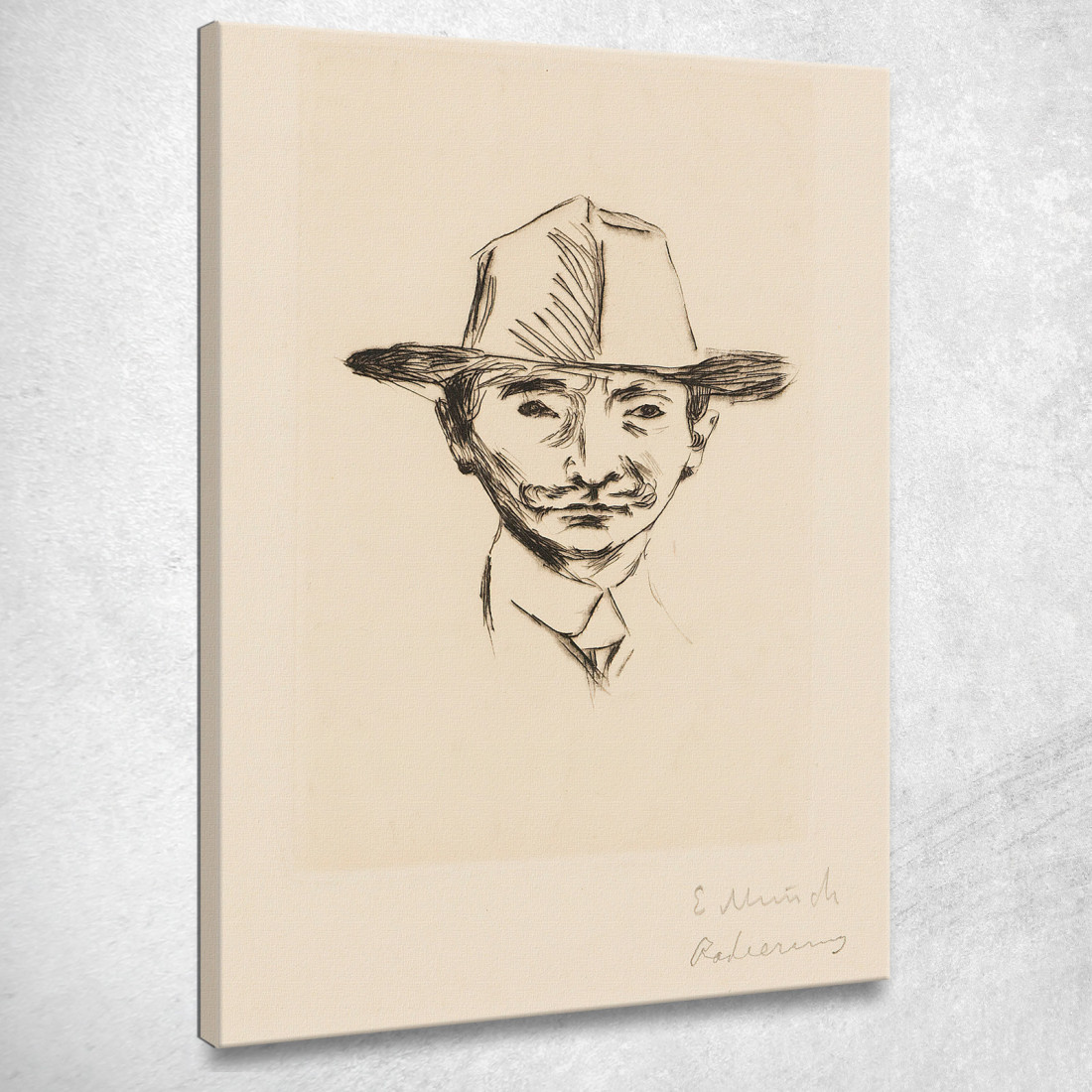 Emanuele Goldstein Edvard Munch em108 quadro stampato su tela Emanuele Goldstein Edvard Munch em108 quadro stampato su tela