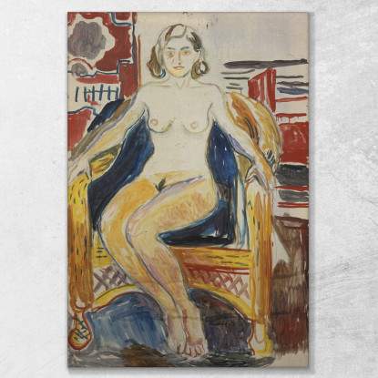 Ragazza Del Nordland Edvard Munch em129 quadro stampato su tela