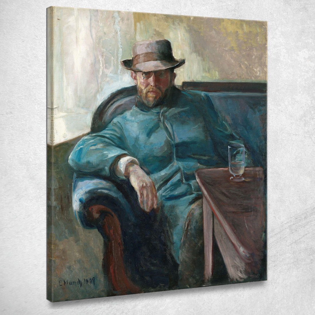 Il Suo Cacciatore Edvard Munch em133 quadro stampato su tela Il Suo Cacciatore Edvard Munch em133 quadro stampato su tela
