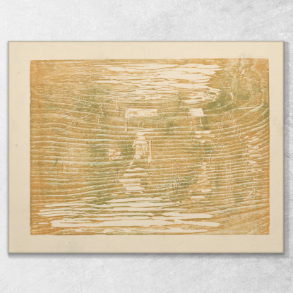 Paesaggio Edvard Munch em175 quadro stampato su tela
