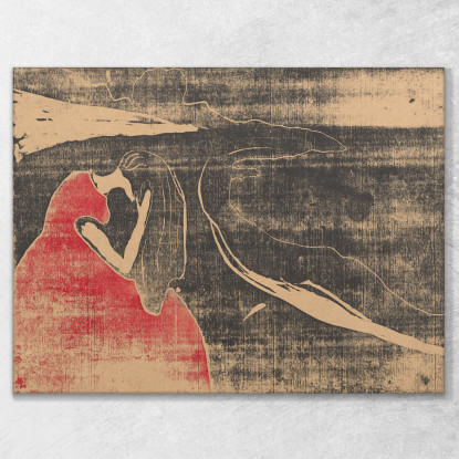 Malinconia Ii Edvard Munch em196 quadro stampato su tela