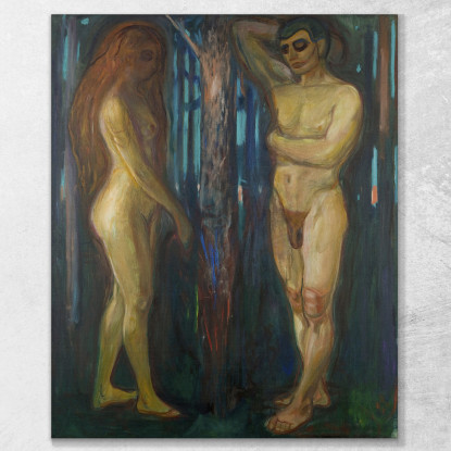 Metabolismo Edvard Munch em201 quadro stampato su tela