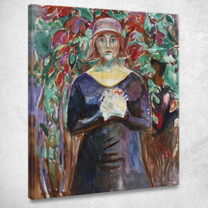 Modello In Giardino Edvard Munch em204 quadro stampato su tela