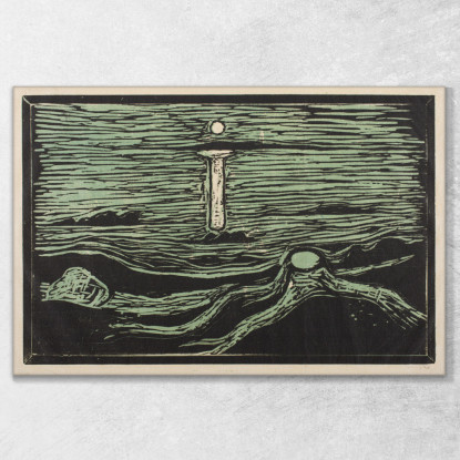 Riva Mistica 2 Edvard Munch em216 quadro stampato su tela