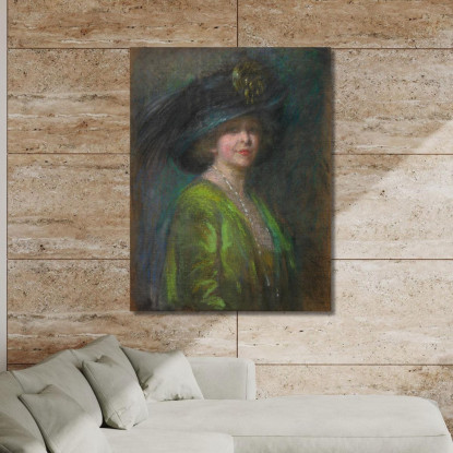 Cappello E Ombra Alice Pike Barney apb33 quadro stampato su tela