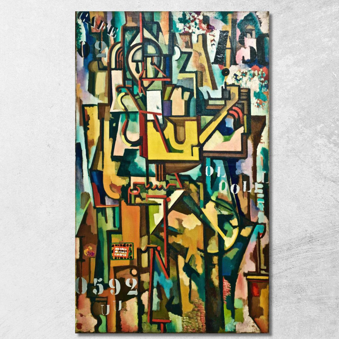 Vibrazioni Metalliche Splendore Meccanico Geometrico Amadeo de Souza-Cardoso asc12 quadro stampato su tela Vibrazioni Metalliche Splendore Meccanico Geometrico Amadeo de Souza-Cardoso asc12 quadro stampato su tela