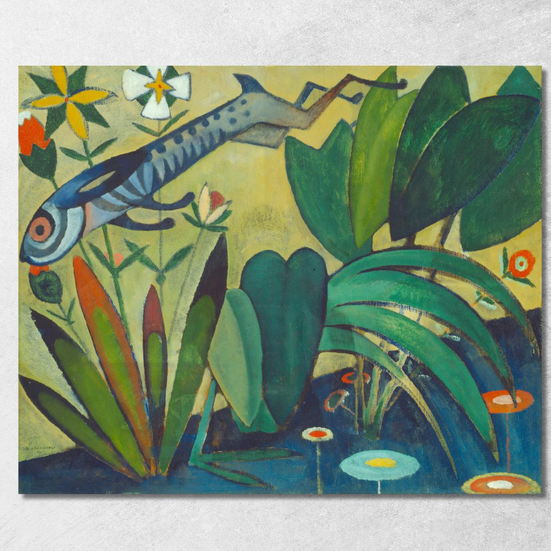 Il Salto Del Coniglio Amadeo de Souza-Cardoso asc24 quadro stampato su tela Il Salto Del Coniglio Amadeo de Souza-Cardoso asc24 quadro stampato su tela