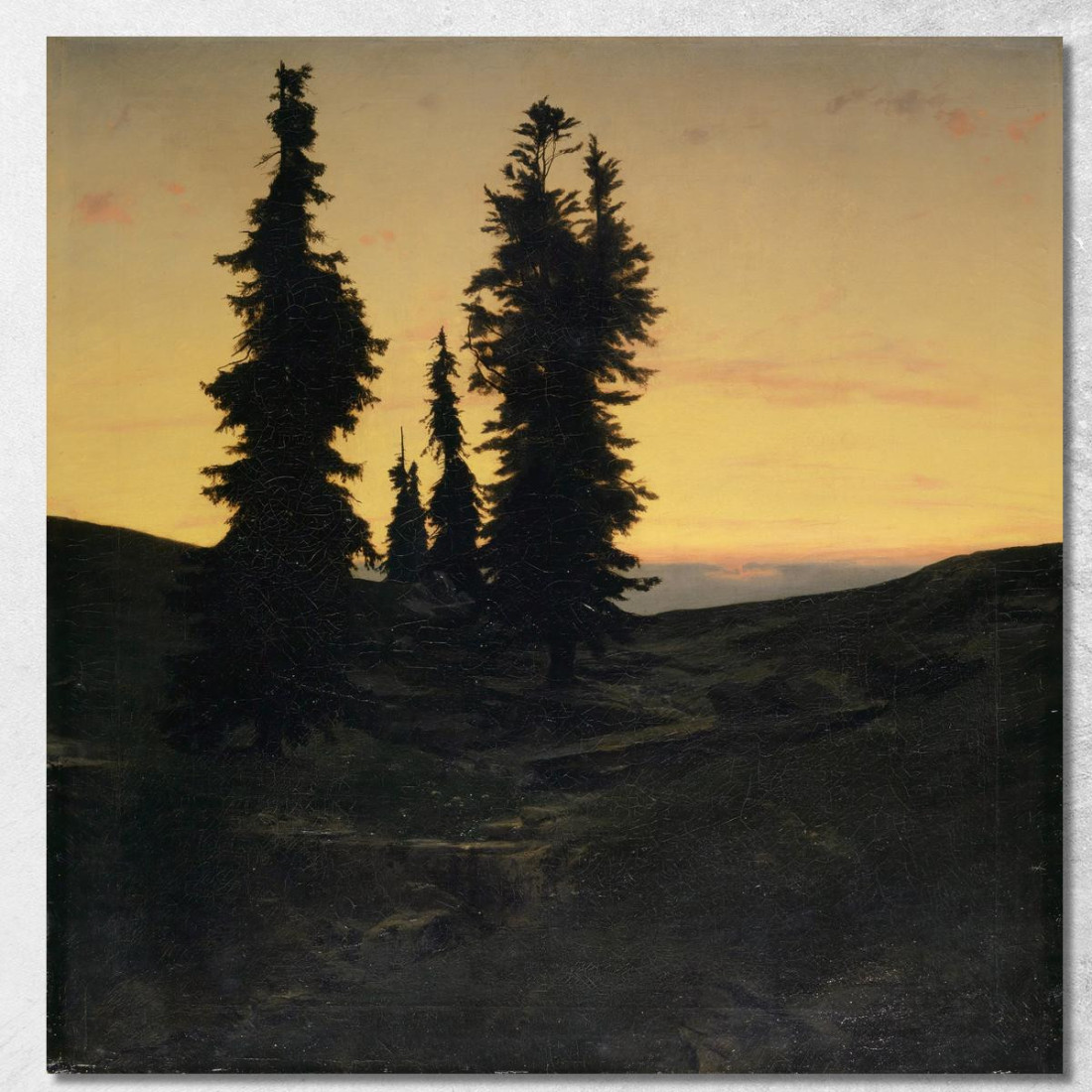 Per Gli Alberi Arnold Böcklin abk13 quadro stampato su tela Per Gli Alberi Arnold Böcklin abk13 quadro stampato su tela