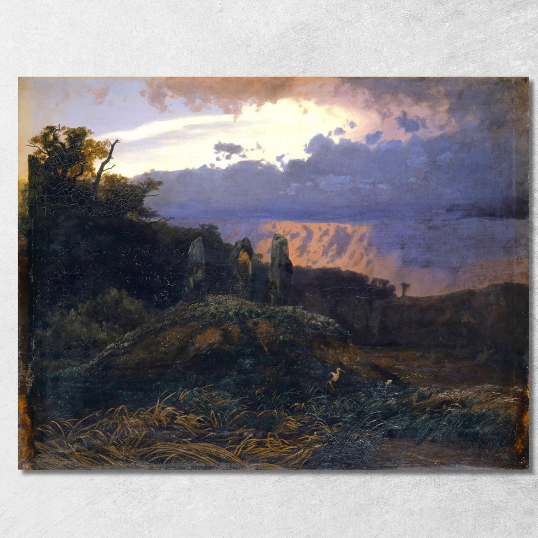 Il Dolmen Arnold Böcklin abk23 quadro stampato su tela Il Dolmen Arnold Böcklin abk23 quadro stampato su tela