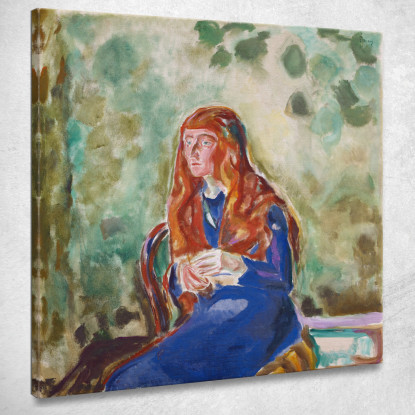 Ritratto Di Kate Perls Edvard Munch em248 quadro stampato su tela