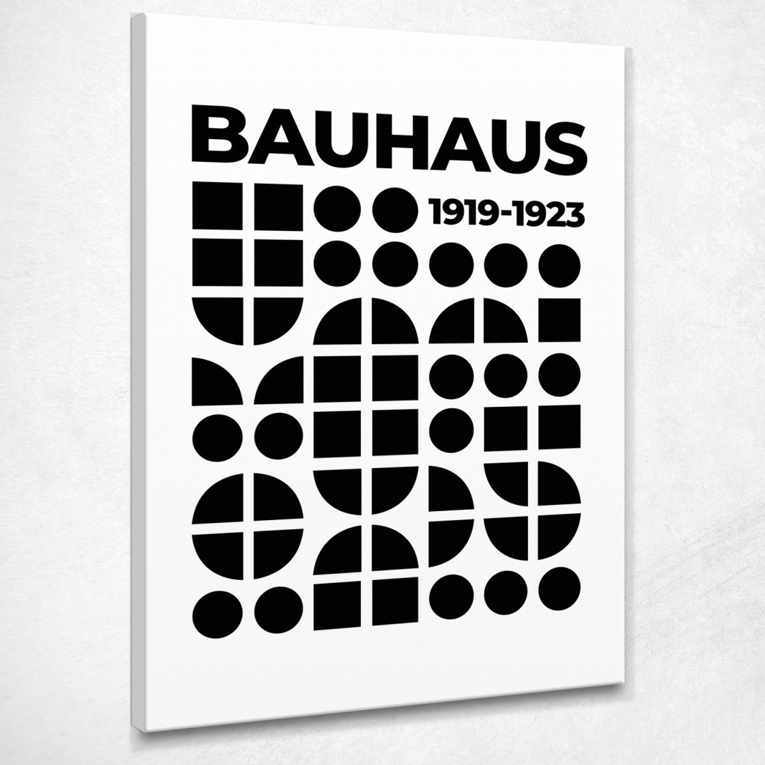Quadro Bauhaus Composizione Geometrica In Bianco E Nero Bauhaus Style bhs28 quadro stampato su tela Quadro Bauhaus Composizione Geometrica In Bianco E Nero Bauhaus Style bhs28 quadro stampato su tela