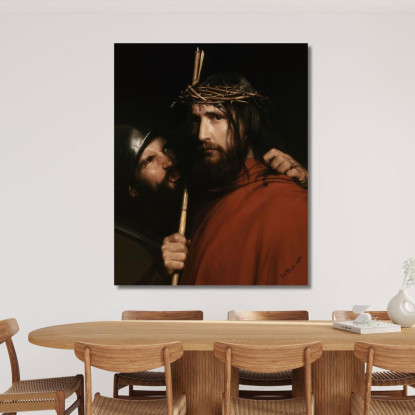 Cristo Con Soldato Beffardo Carl Bloch cbl10 quadro stampato su tela