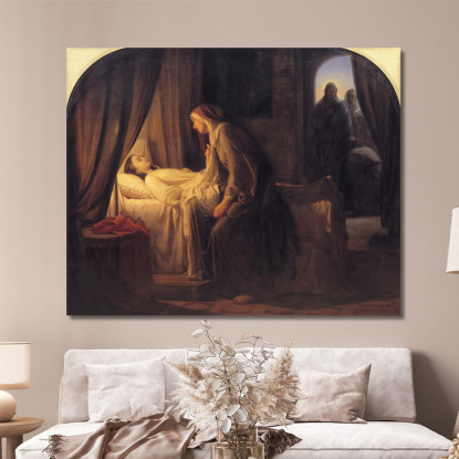 La Figlia Di Giairo Carl Bloch cbl29 quadro stampato su tela