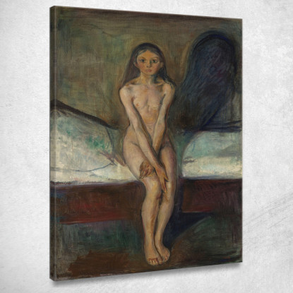 Pubertà 2 Edvard Munch em256 quadro stampato su tela