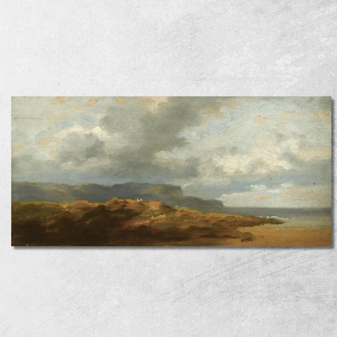 Paesaggio Costiero Vista Costiera Carl Spitzweg csp36 quadro stampato su tela Paesaggio Costiero Vista Costiera Carl Spitzweg csp36 quadro stampato su tela