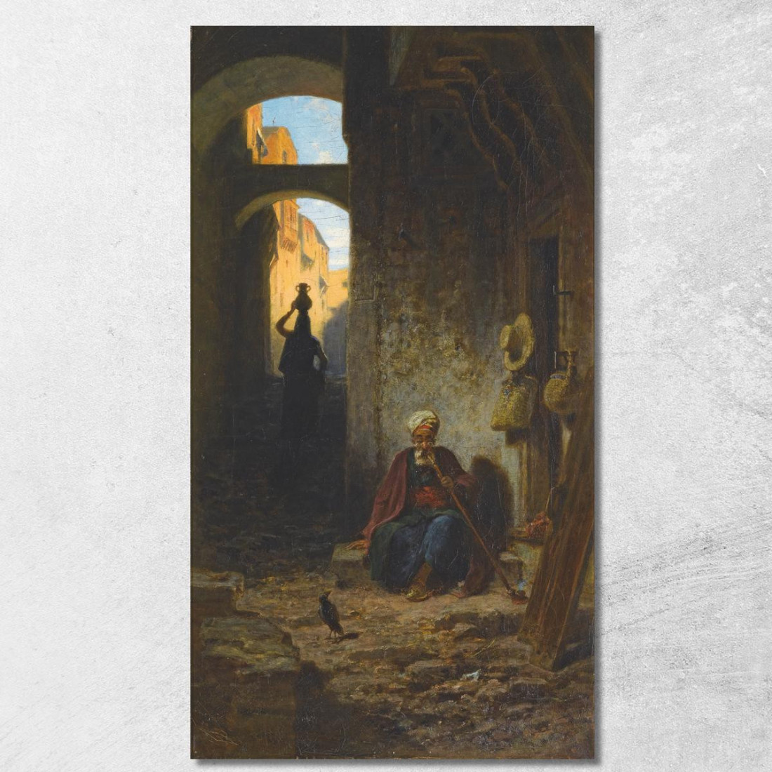 Fuori Dall'Oriente Carl Spitzweg csp45 quadro stampato su tela Fuori Dall'Oriente Carl Spitzweg csp45 quadro stampato su tela