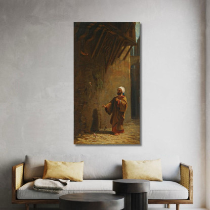 Strada Al Cairo Türk Trova Rose A Cairo Street Carl Spitzweg csp51 quadro stampato su tela