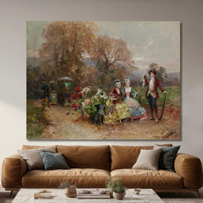 Mostrando Il Suo Premio Cesare Auguste Detti cad18 quadro stampato su tela