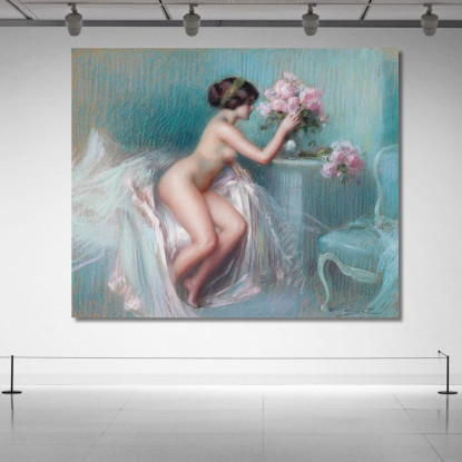 Disposizione Dei Fiori Estivi Delphin Enjolras dej4 quadro stampato su tela