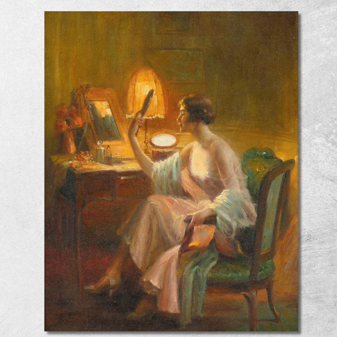 Il Boudoir 2 Delphin Enjolras dej19 quadro stampato su tela Il Boudoir 2 Delphin Enjolras dej19 quadro stampato su tela