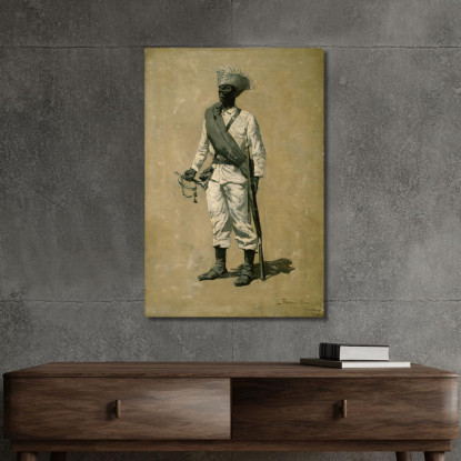 Uno Degli Uomini Di Gomez Frederic Remington frm28 quadro stampato su tela