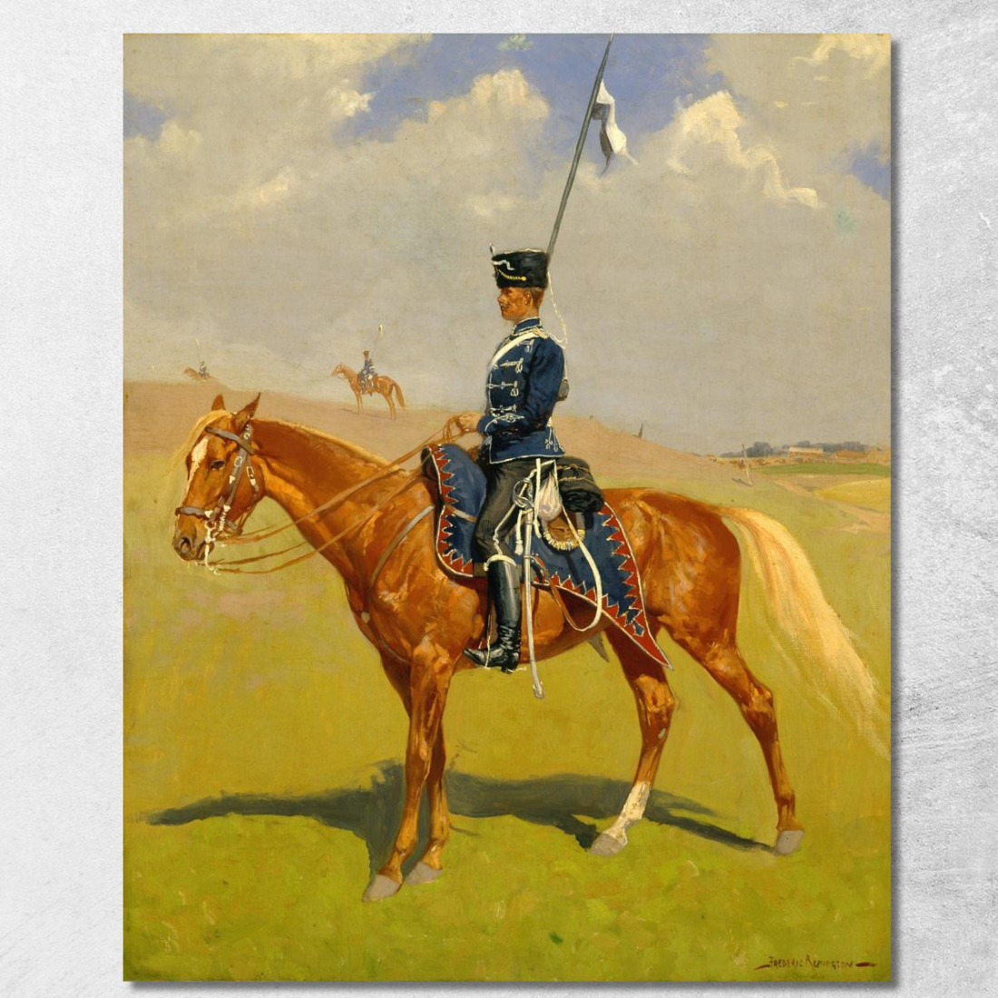 L'Ussaro Frederic Remington frm48 quadro stampato su tela L'Ussaro Frederic Remington frm48 quadro stampato su tela