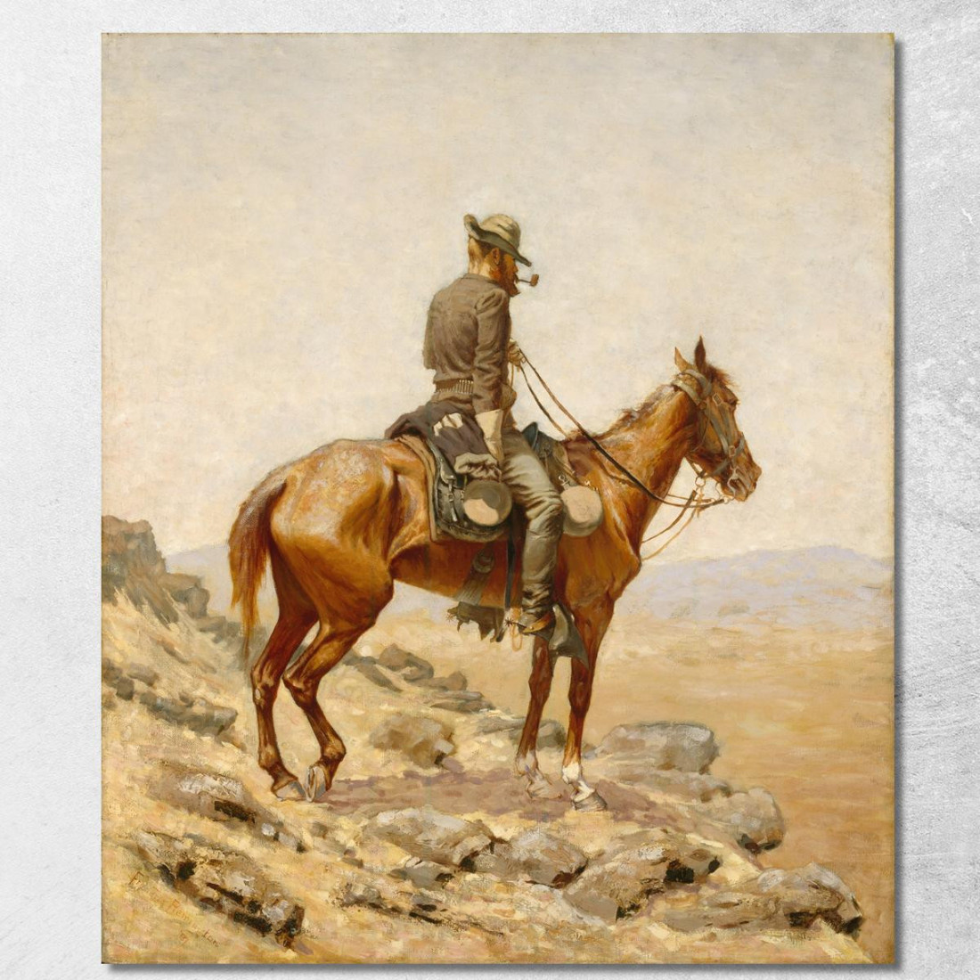 Il Belvedere Frederic Remington frm52 quadro stampato su tela Il Belvedere Frederic Remington frm52 quadro stampato su tela