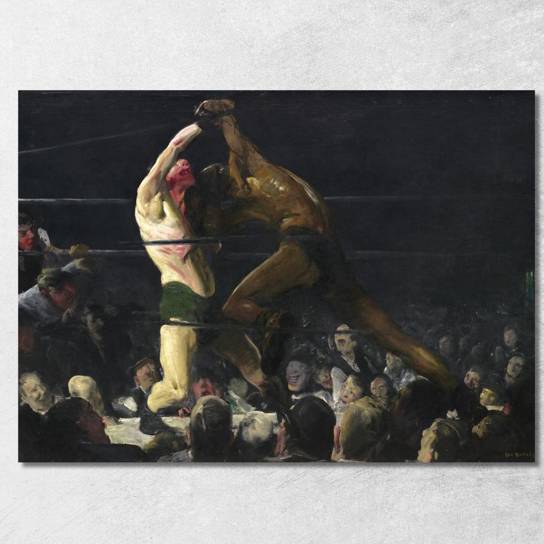 Entrambi I Membri Di Questo Club George Wesley Bellows gwb6 quadro stampato su tela Entrambi I Membri Di Questo Club George Wesley Bellows gwb6 quadro stampato su tela